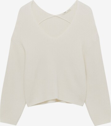 Pull&Bear Genser i beige: forside