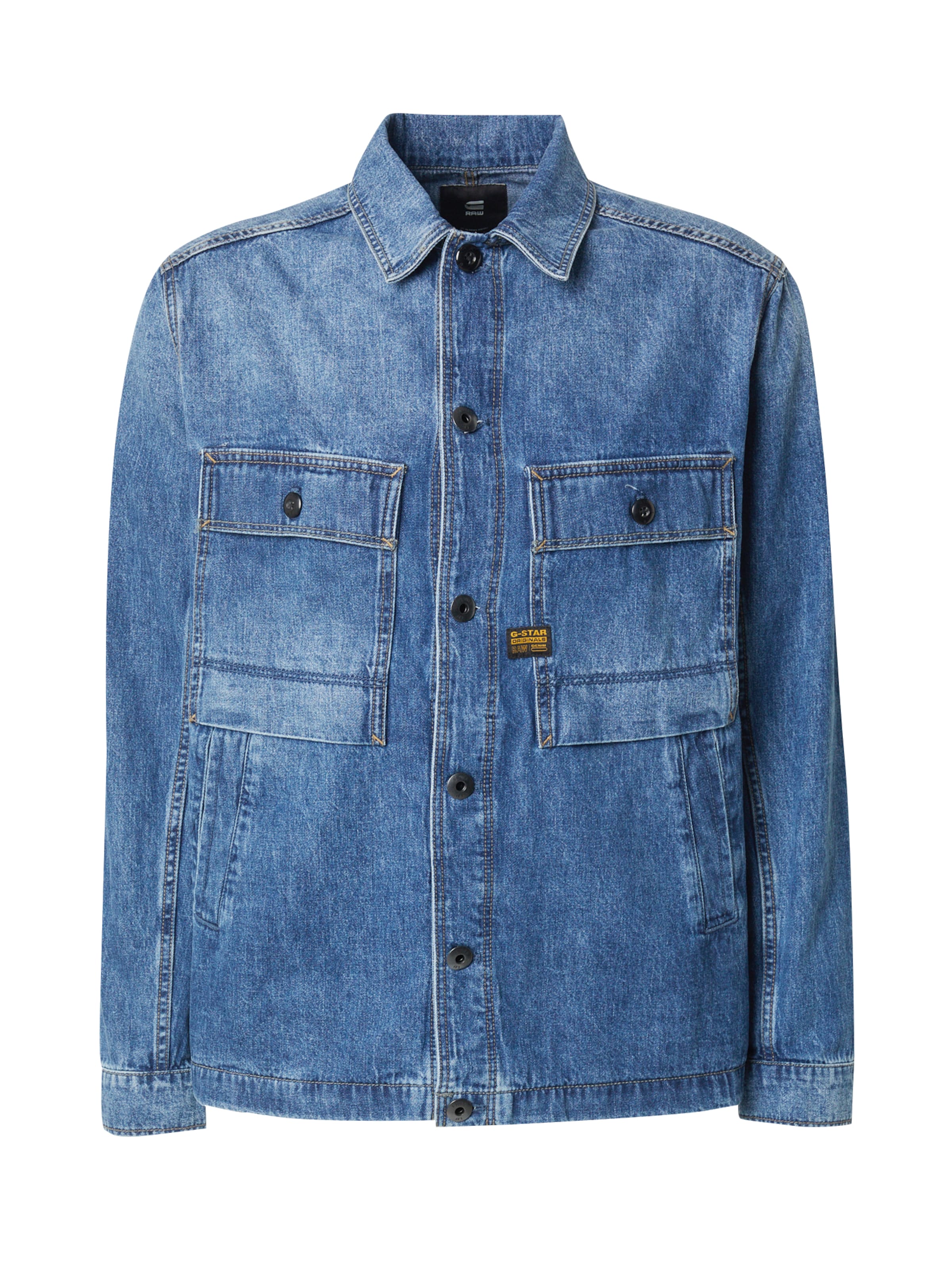 G-STAR Kevad-sügisjope 'Mosa', värv sinine: eest vaates