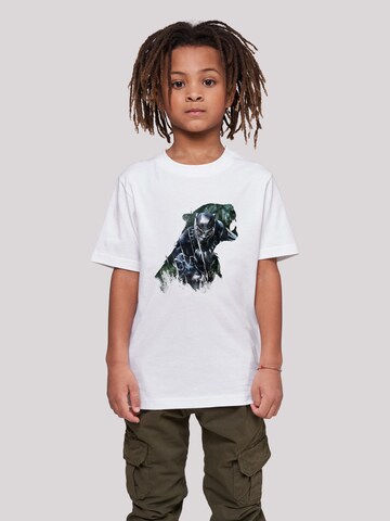 Maglietta 'Marvel Black Panther Wild' di F4NT4STIC in bianco: frontale