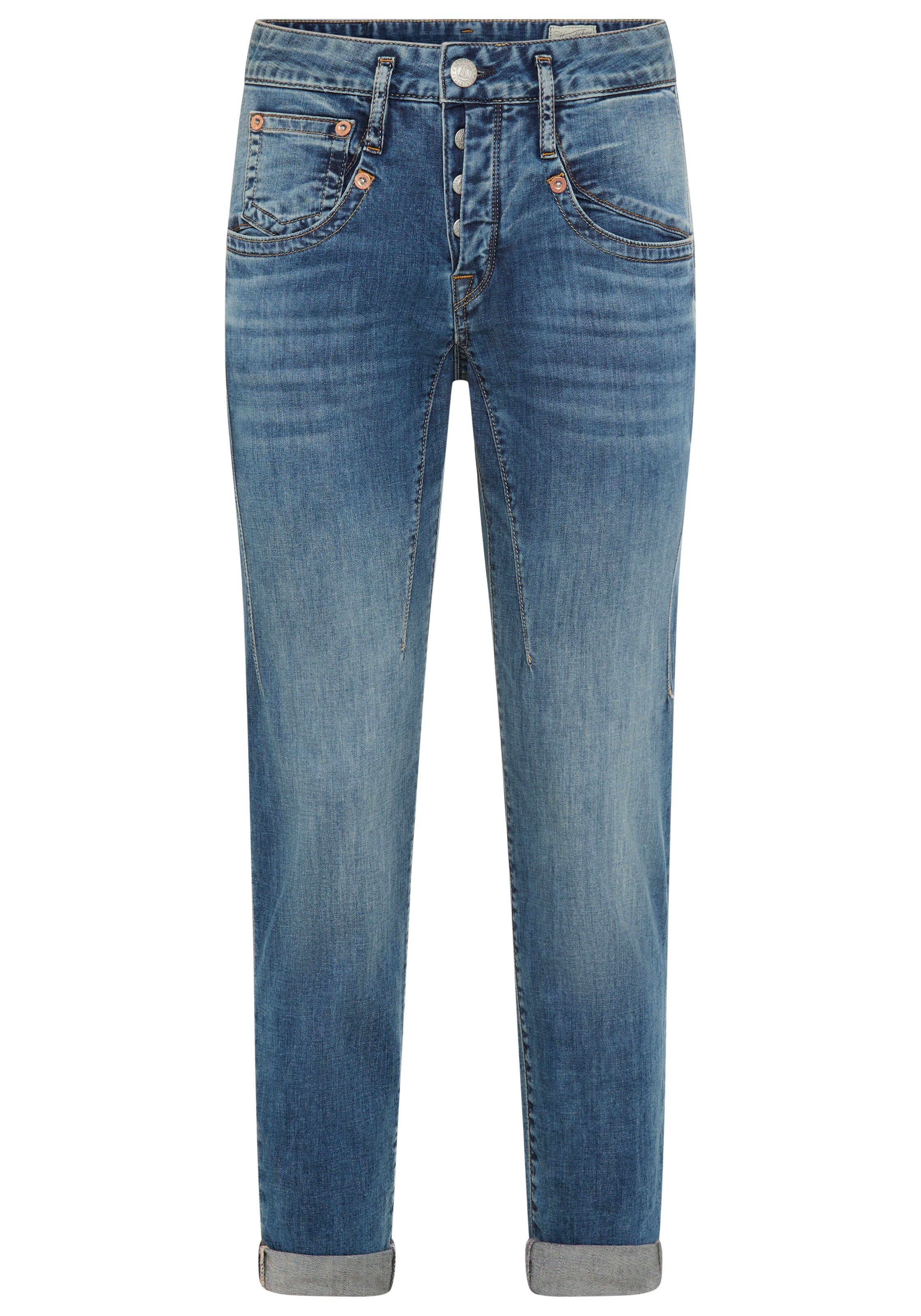 Herrlicher Regular Jeans in Blue: front