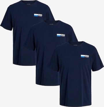 JACK & JONES Shirt 'Corp' in Blue: front