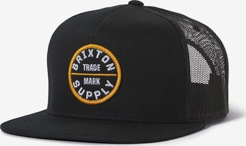 Brixton Cap 'OATH MP' in Schwarz: predná strana