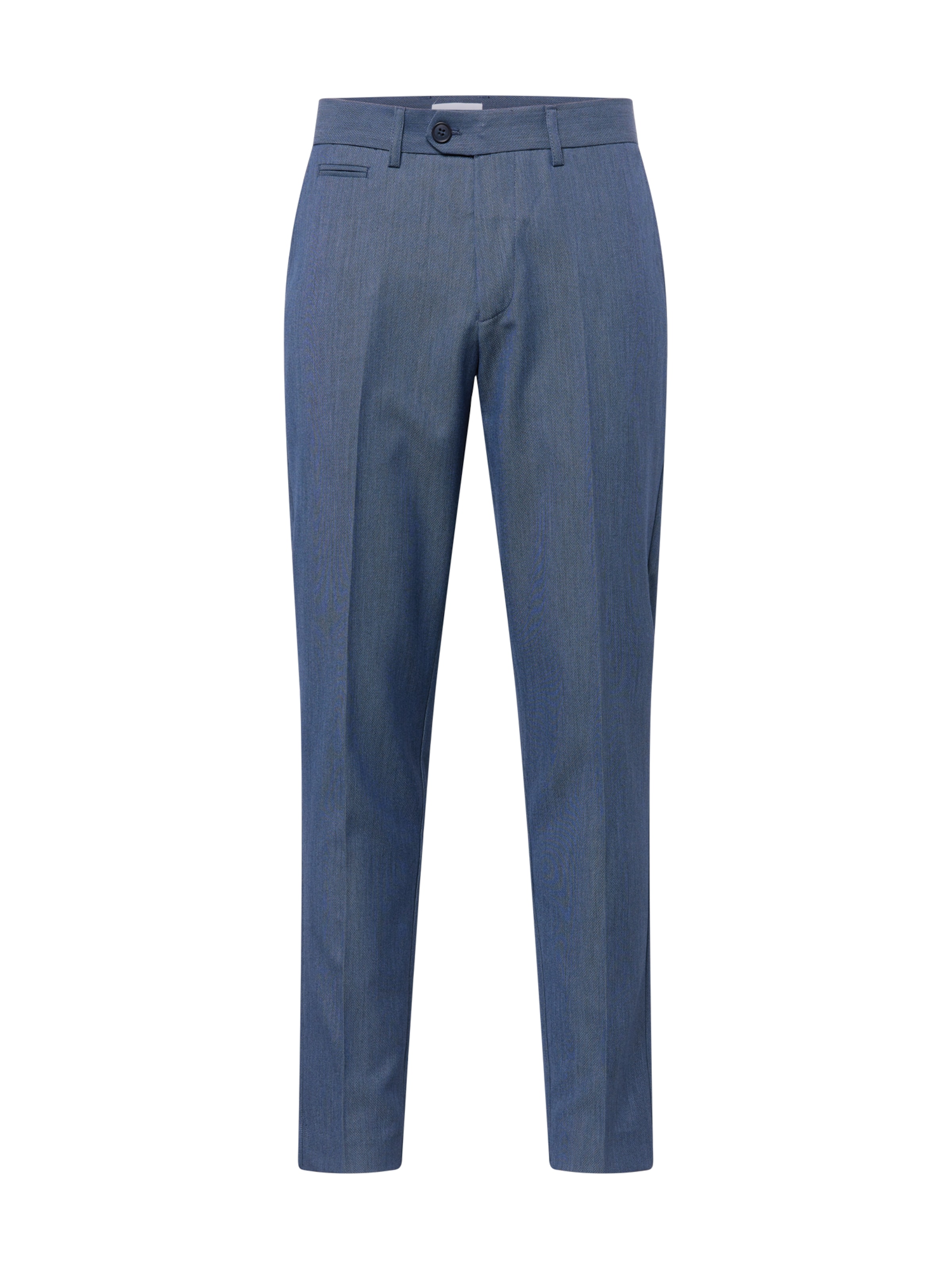 Coupe slim Pantalon Lindbergh en bleu : devant