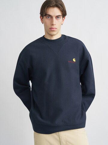 Carhartt WIP Bluzka sportowa 'American Script' w kolorze niebieski