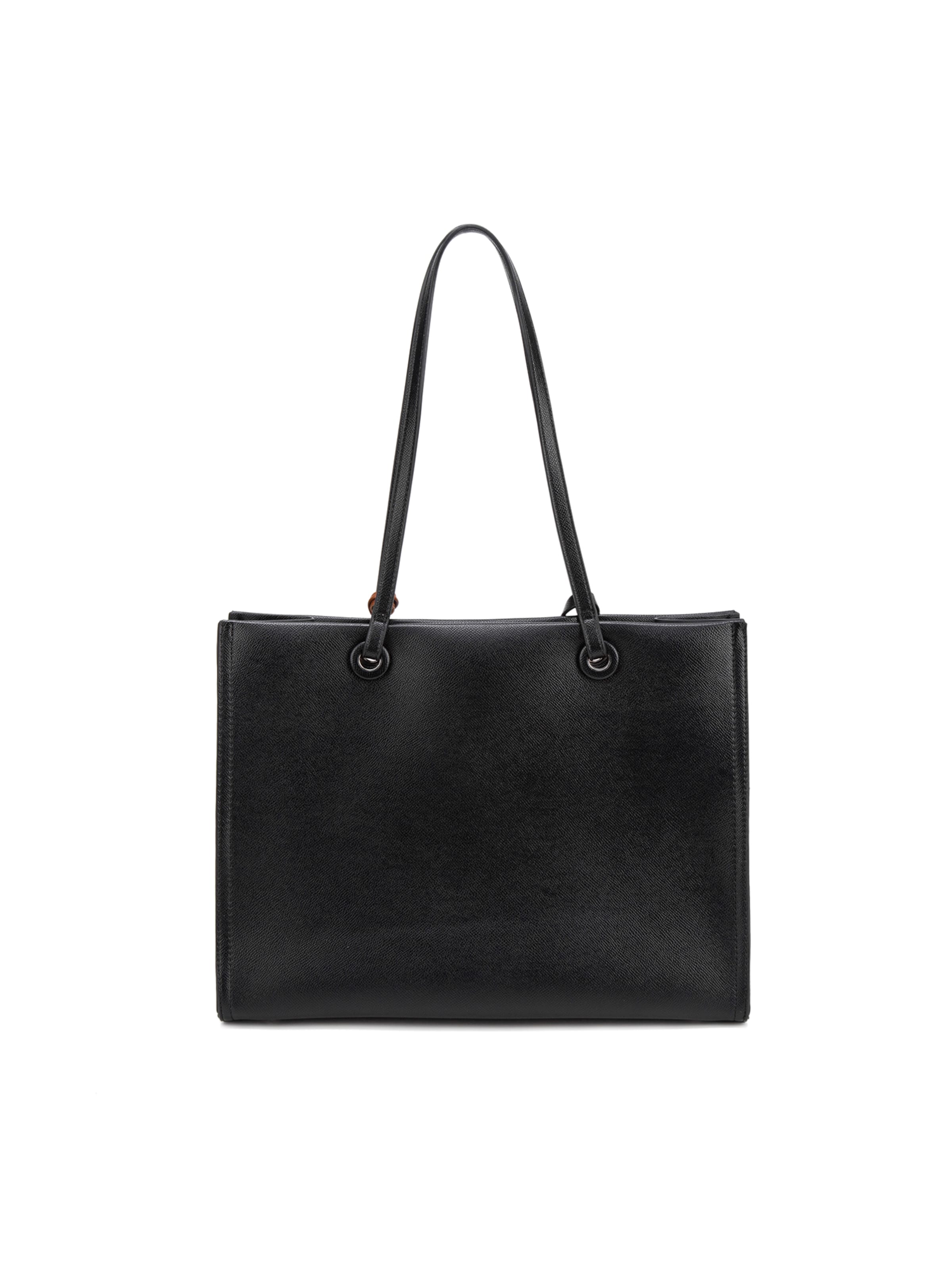 Shopper 'Borsa Shopper Donna Elora Lux - Pelle Vegana PU, Chiusura Magnetica' di Diana&Co. in nero