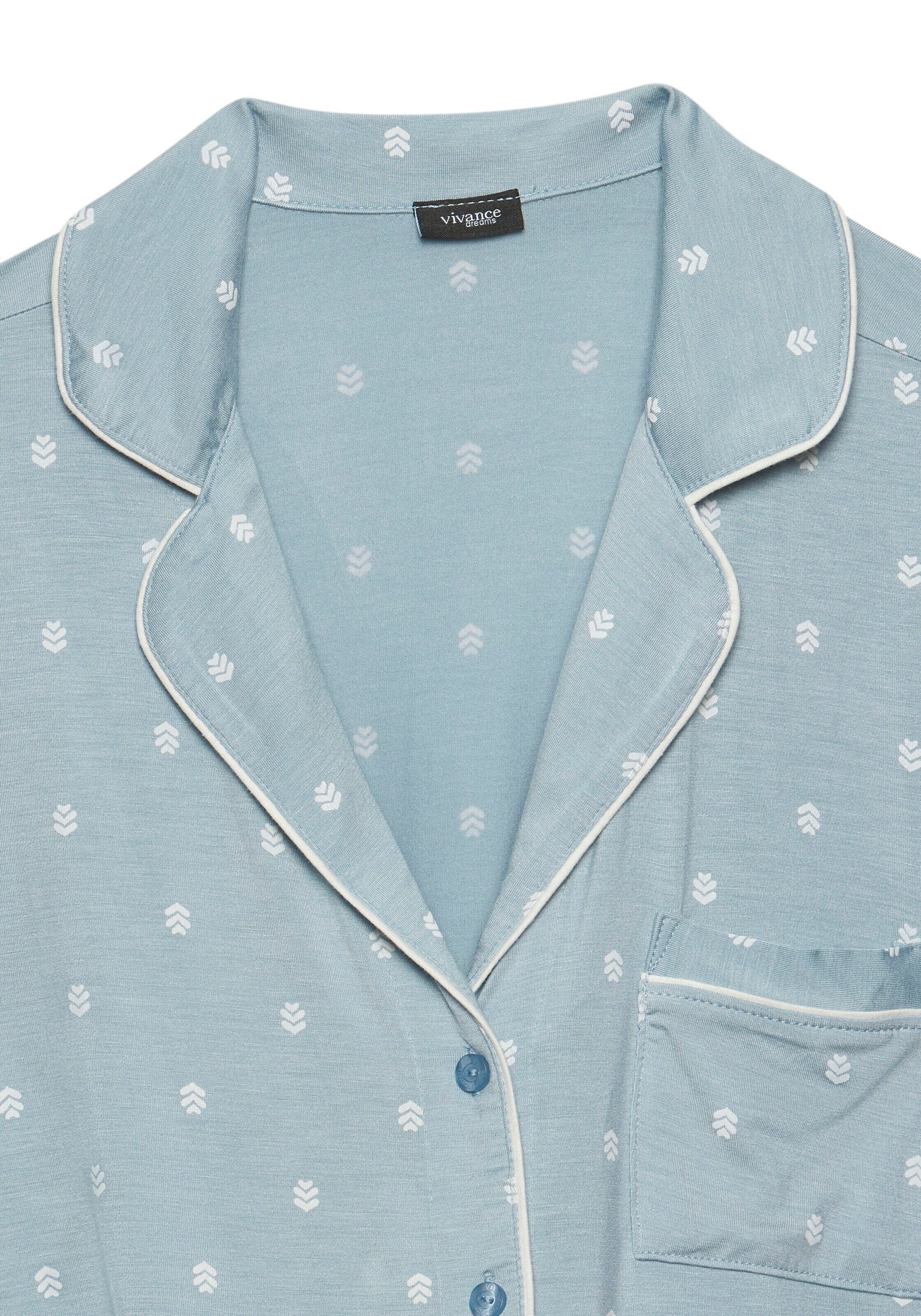 VIVANCE Pyjama 'Dreams' in Blauw