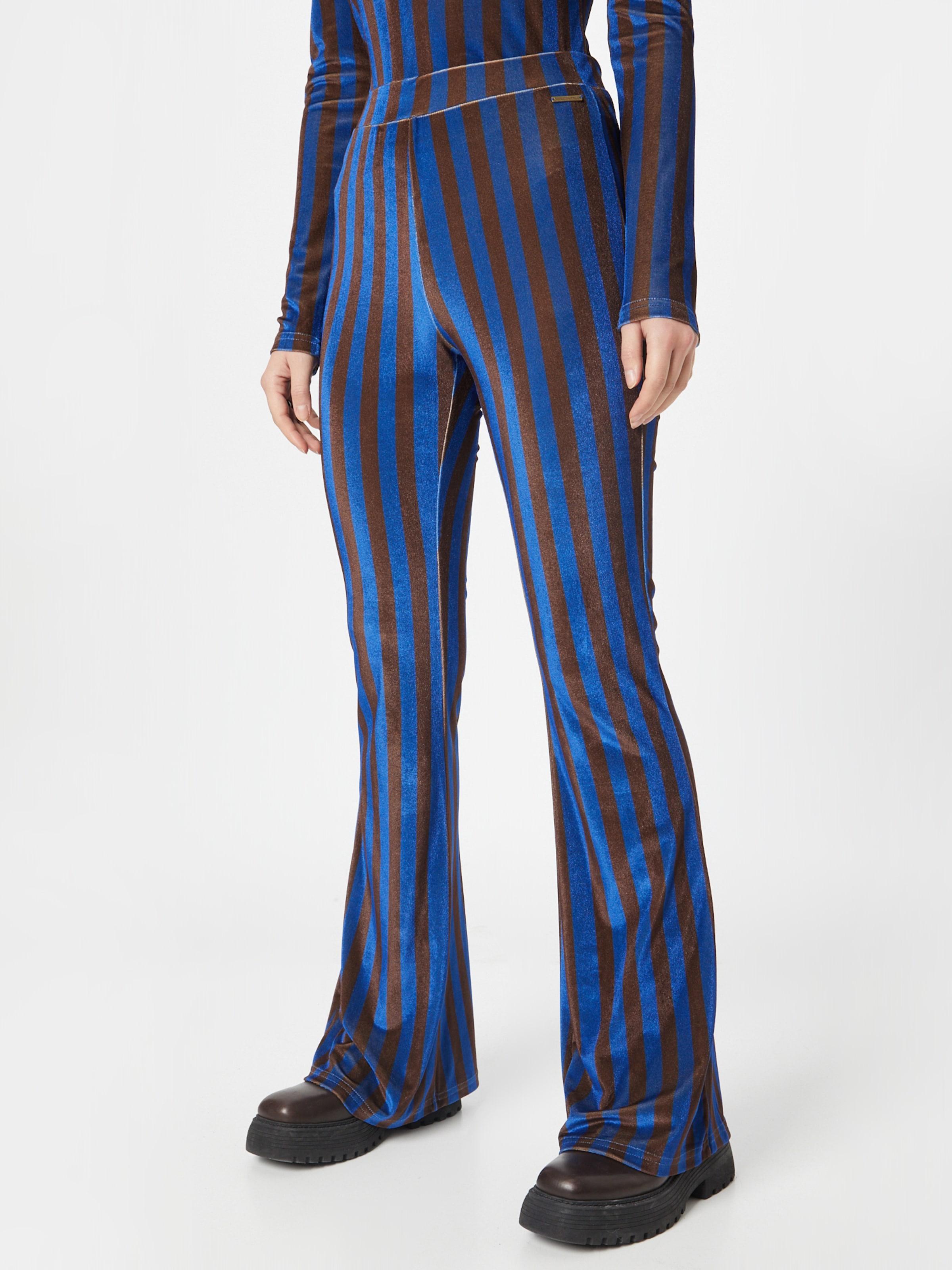 Colourful striped trousers outlet