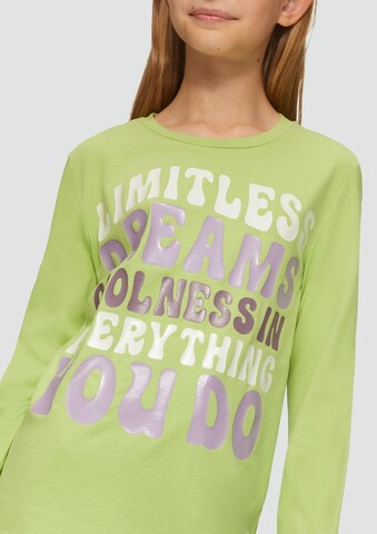 T-Shirt s.Oliver en vert
