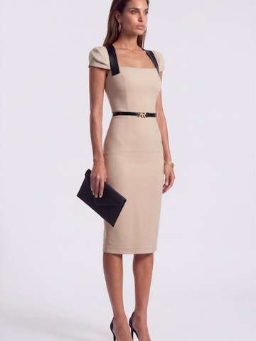 Tubino 'MARLENE' di AUDRAY in beige: frontale