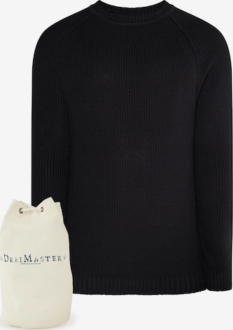 DreiMaster Vintage Sweater in Black: front