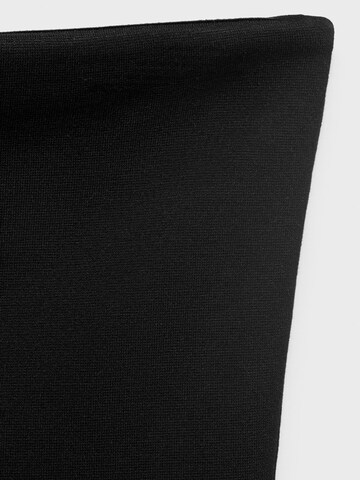 MANGO Top 'PEPLUM' – černá
