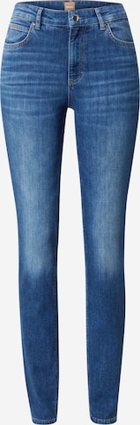 Slimfit Jeans 'Jackie' de la BOSS Black pe albastru: față