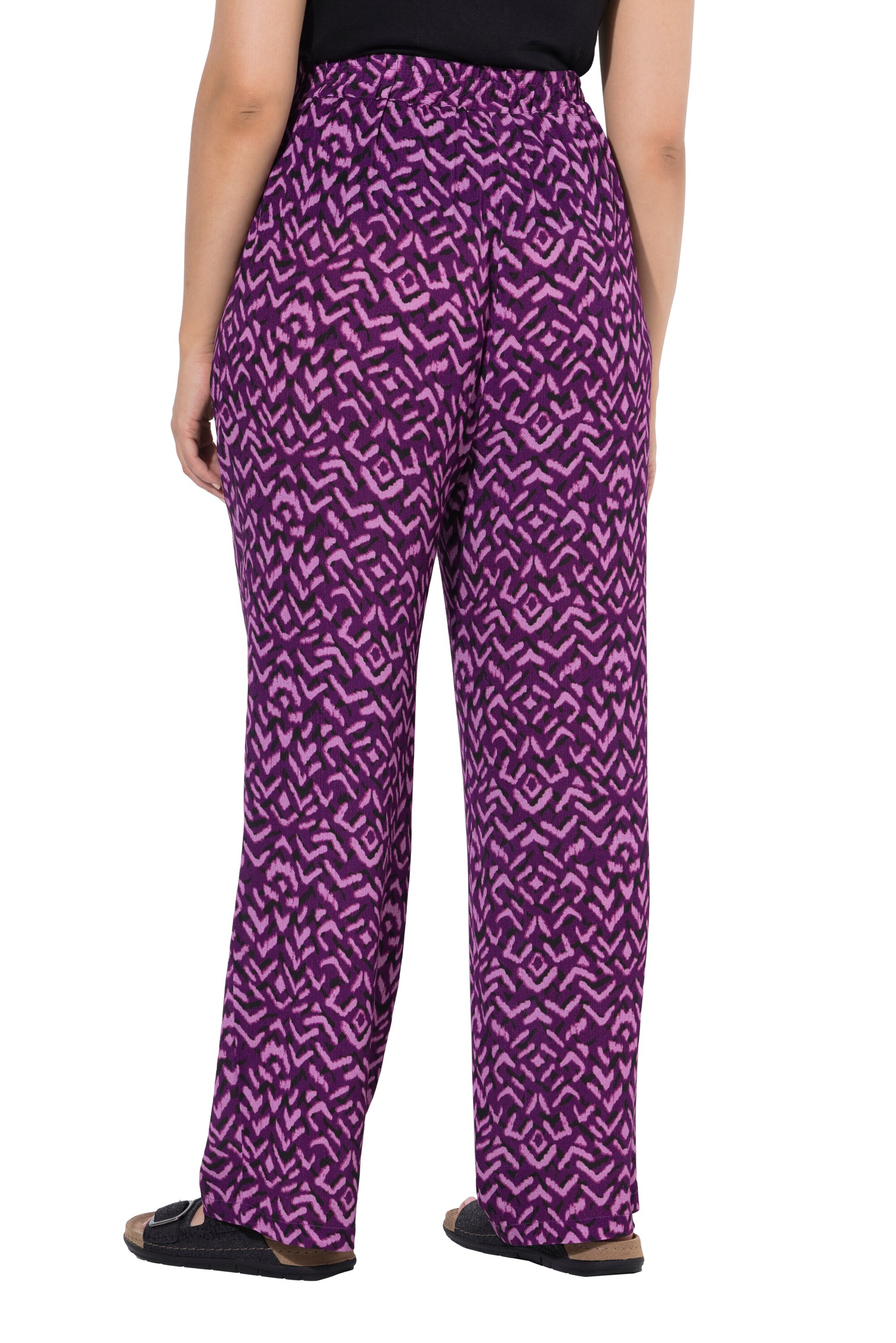Ulla Popken Regular Broek in Lila