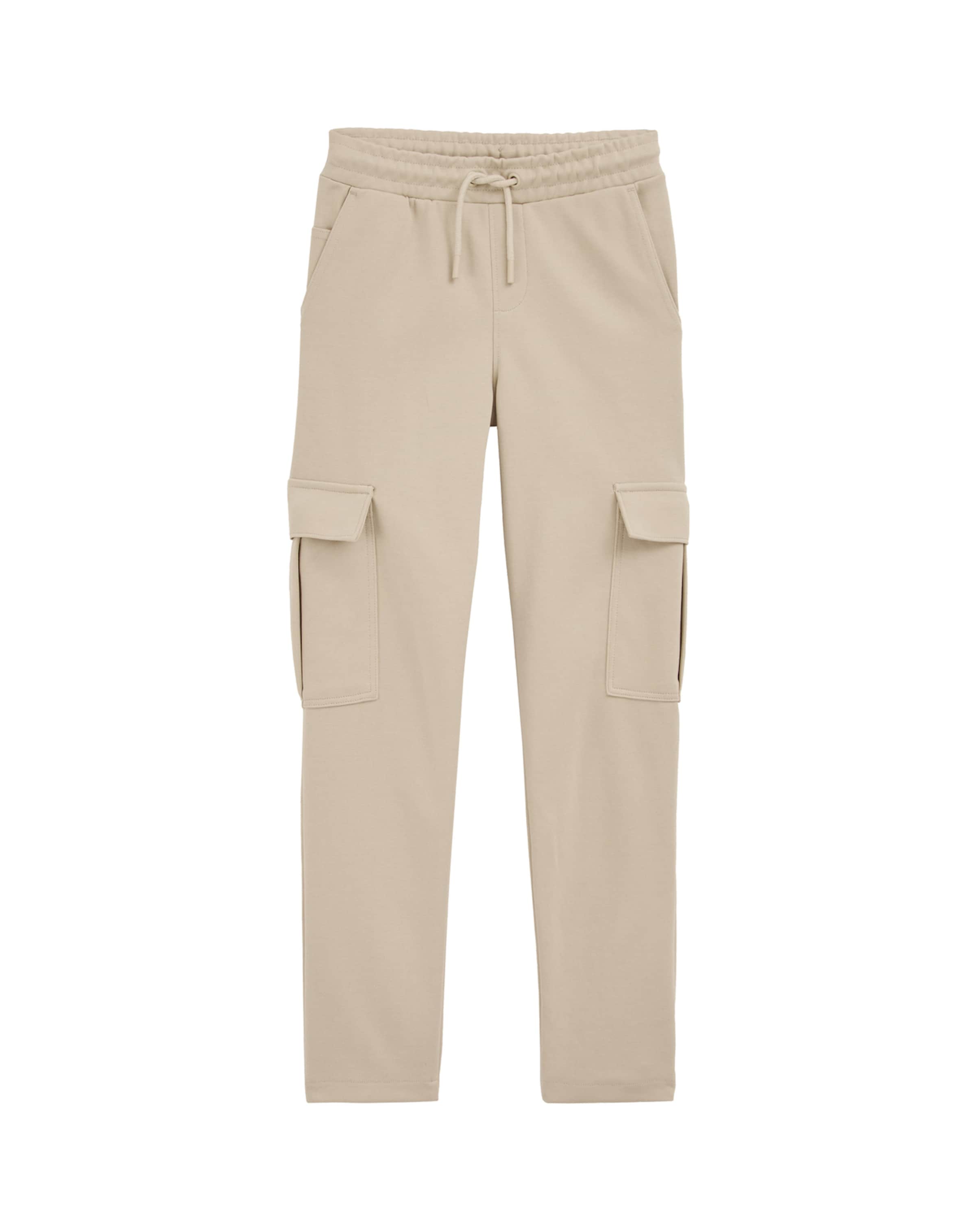 WE Fashion Trousers in Beige: front