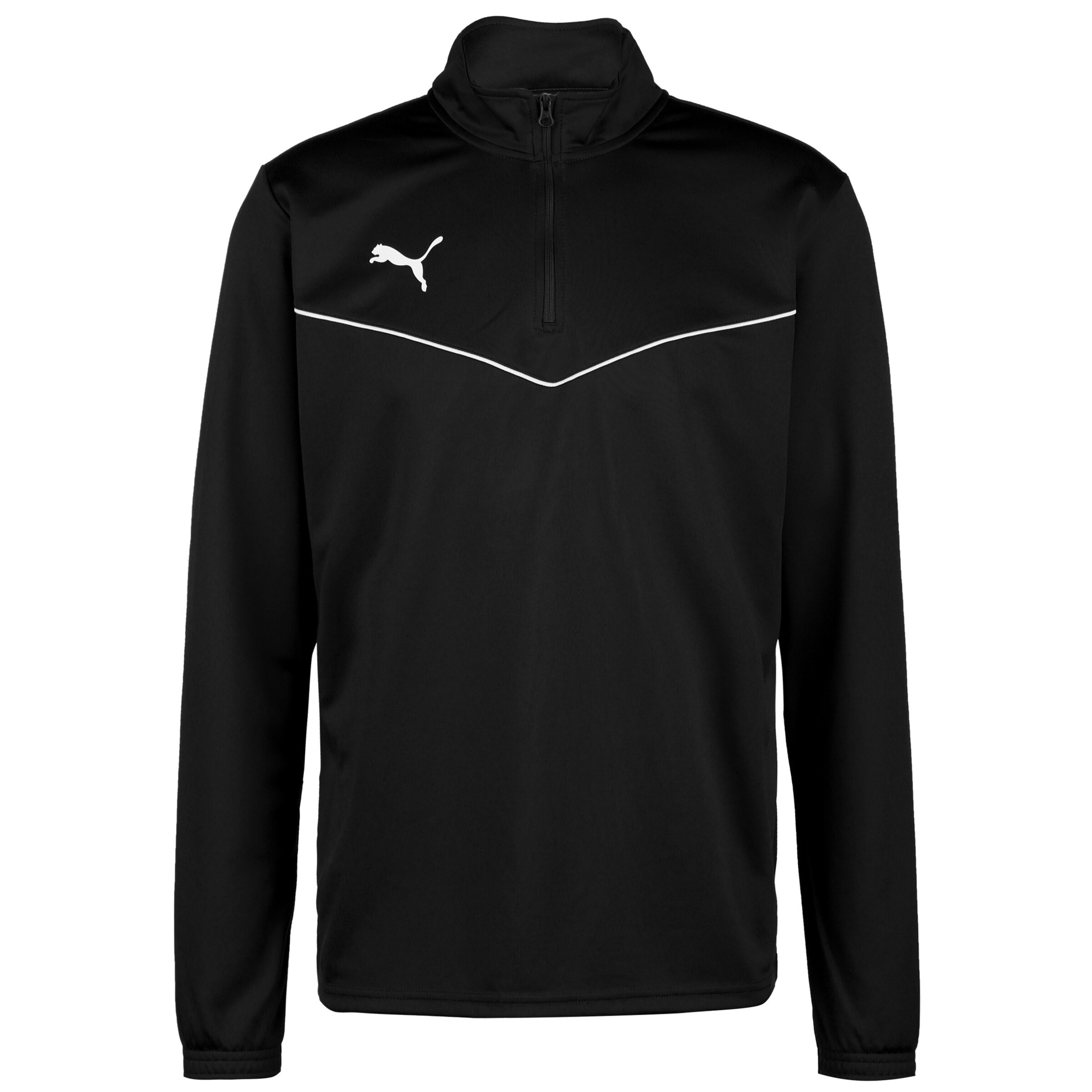 Sweat de sport 'TeamRise' PUMA en noir : devant