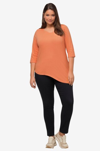 Ulla Popken Shirt  (GOTS) in Orange