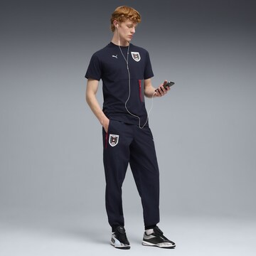 PUMA Slimfit Sportbroek 'Österreich PumaTech' in Blauw