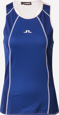 J.Lindeberg Sporttop 'Miriam' in Blauw: voorkant