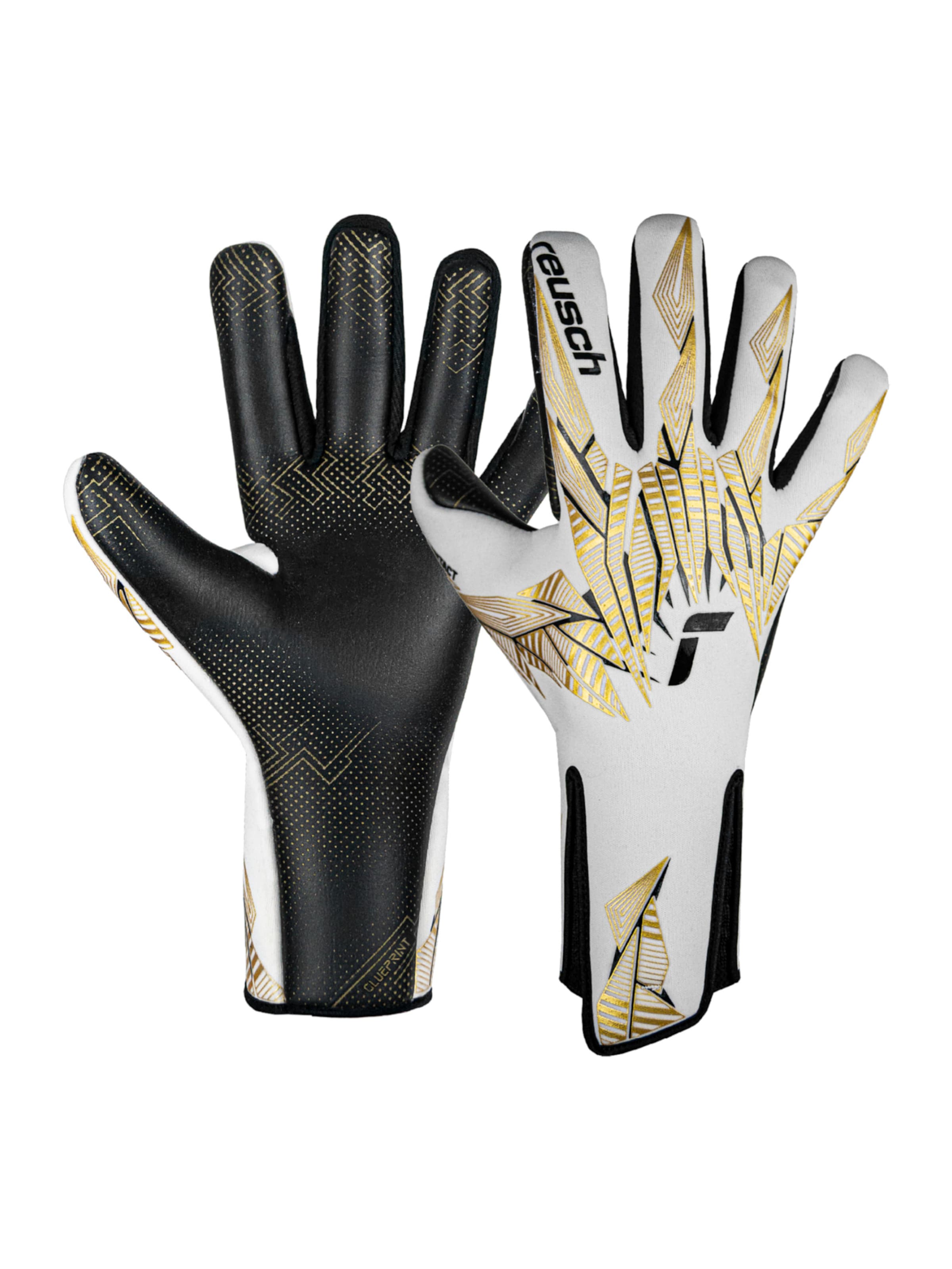 REUSCH Sporthandschuhe 'Pure Contact Gold X' in Weiß: Vorderseite