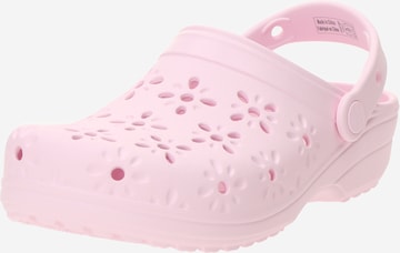 Crocs Сабо 'Classic' в Ярко-розовый: спереди