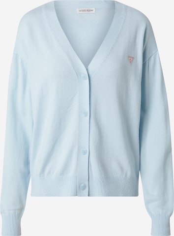 mėlyna GUESS JEANS Kardiganas: priekis