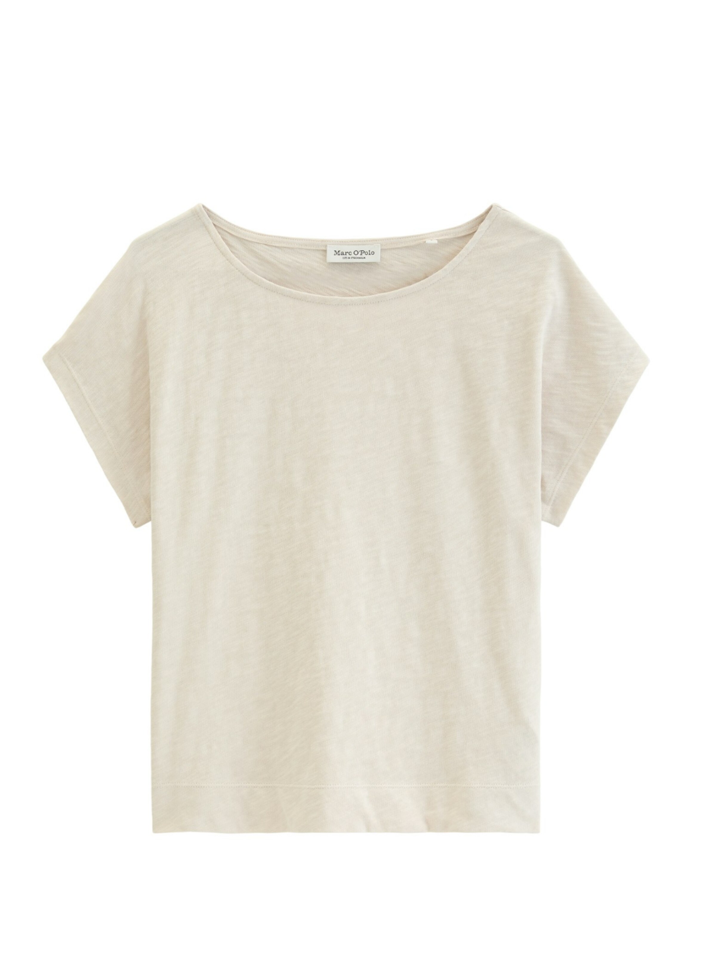 Marc O'Polo Shirt 'marc o'polo - Dames t-shirt' in Beige: voorkant