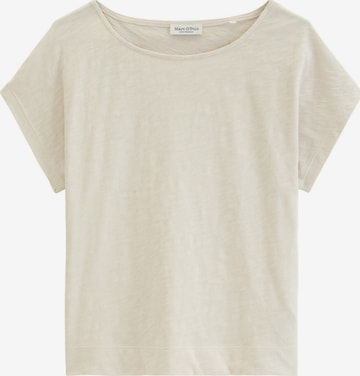 Marc O'Polo Shirt 'marc o'polo - Dames t-shirt' in Beige: voorkant