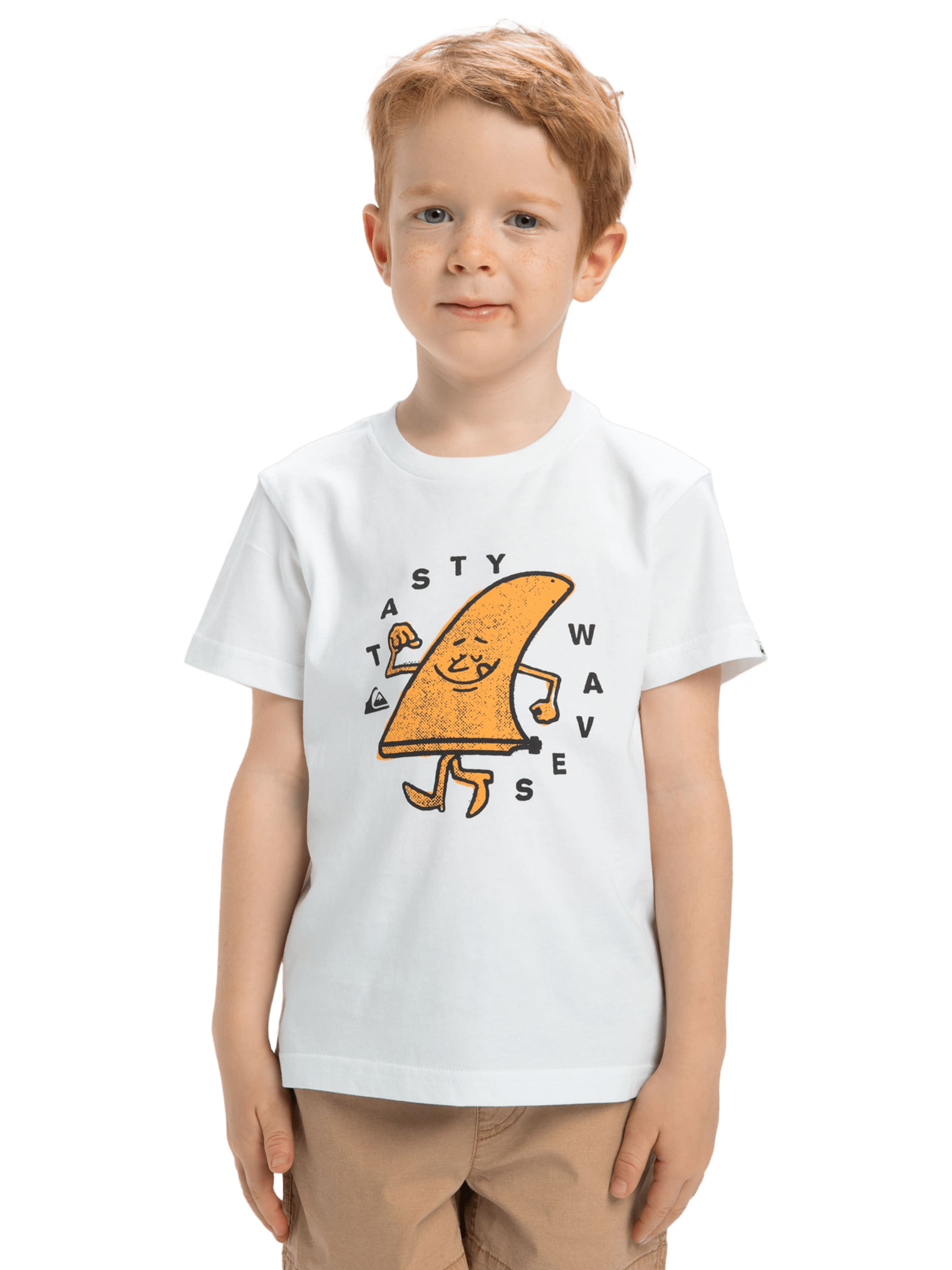 T-Shirt 'Tasty Waves' QUIKSILVER en blanc : devant