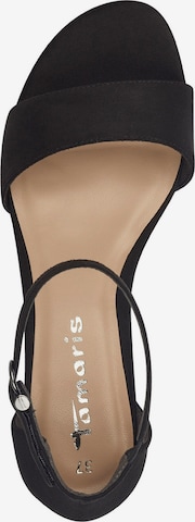 TAMARIS Strap sandal in Black