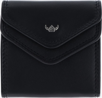 Porte-monnaies 'Polo' GOLDEN HEAD en noir : devant