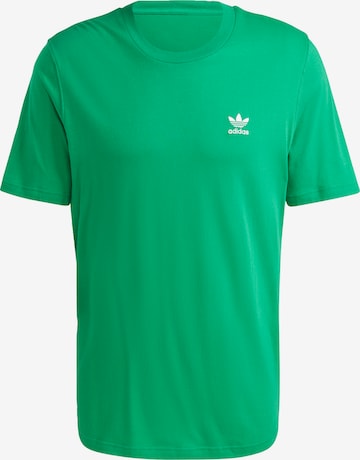 ADIDAS ORIGINALS Тениска 'Trefoil Essentials' в зелено: отпред