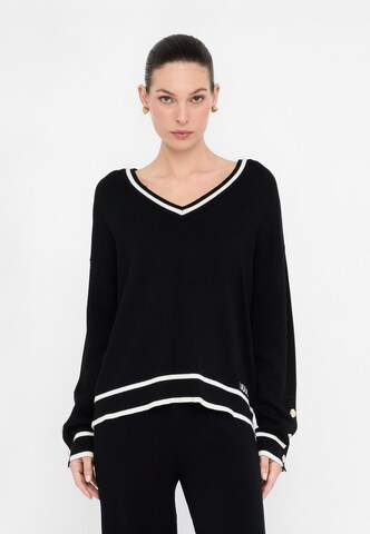 Pull-over Liu Jo en noir : devant