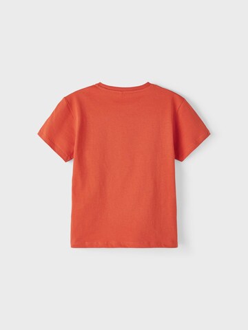 NAME IT T-shirt 'Bert' i orange