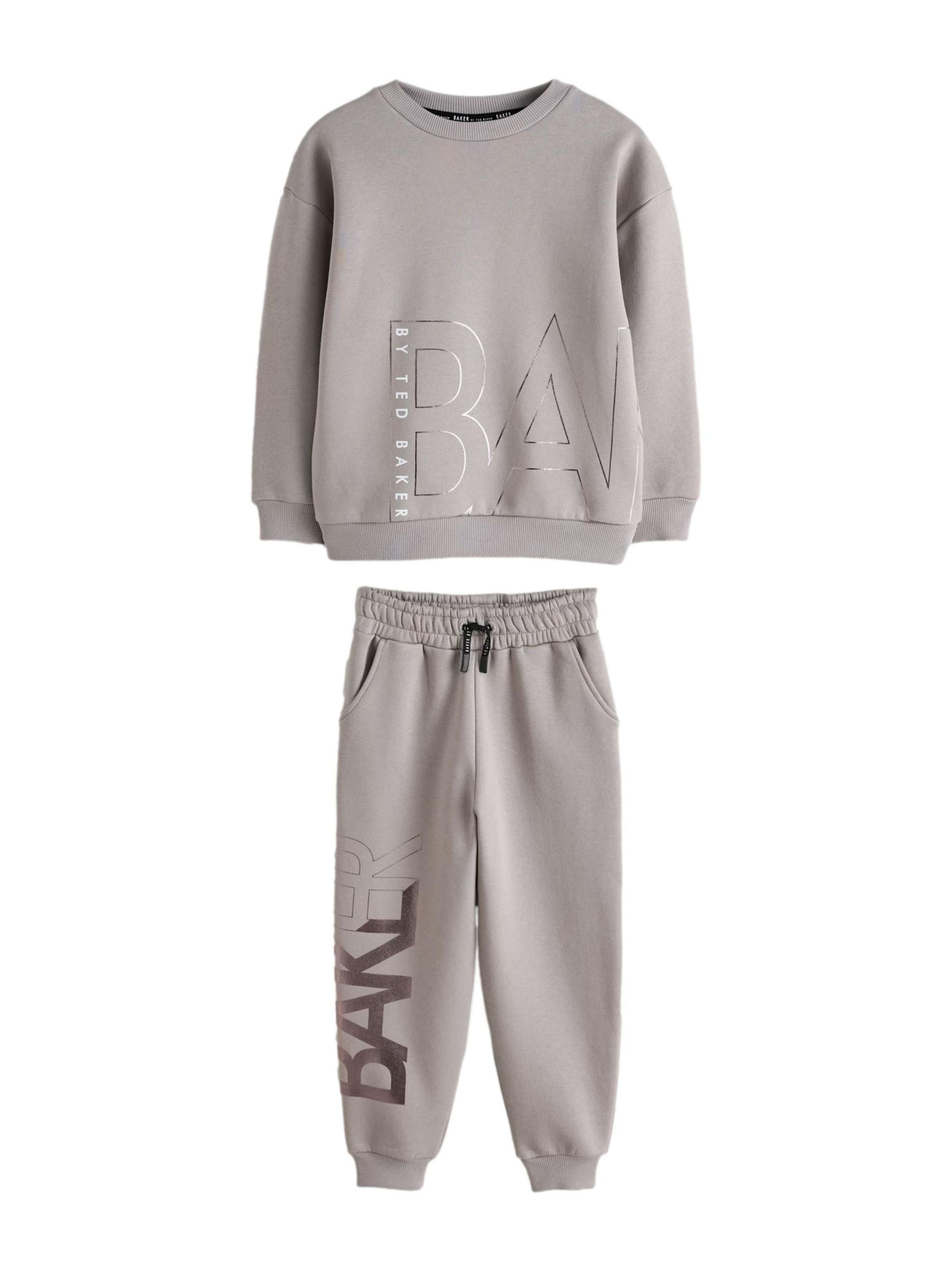 Tuta da jogging di Baker by Ted Baker in grigio: frontale
