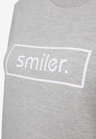 smiler. Sweatshirt Pullover Cuddle. in Grau