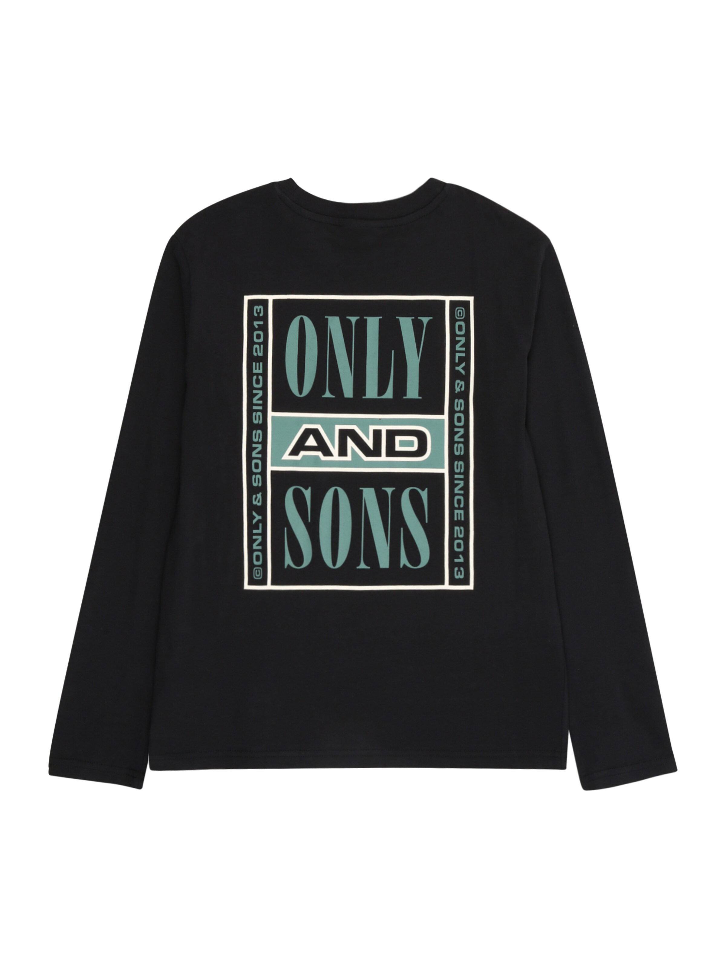 Only & Sons Junior Μπλουζάκι 'OSJISAAC' σε μαύρο