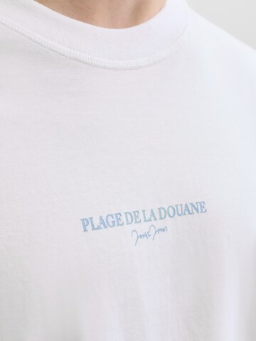 T-Shirt 'JORHyeres' JACK & JONES en blanc