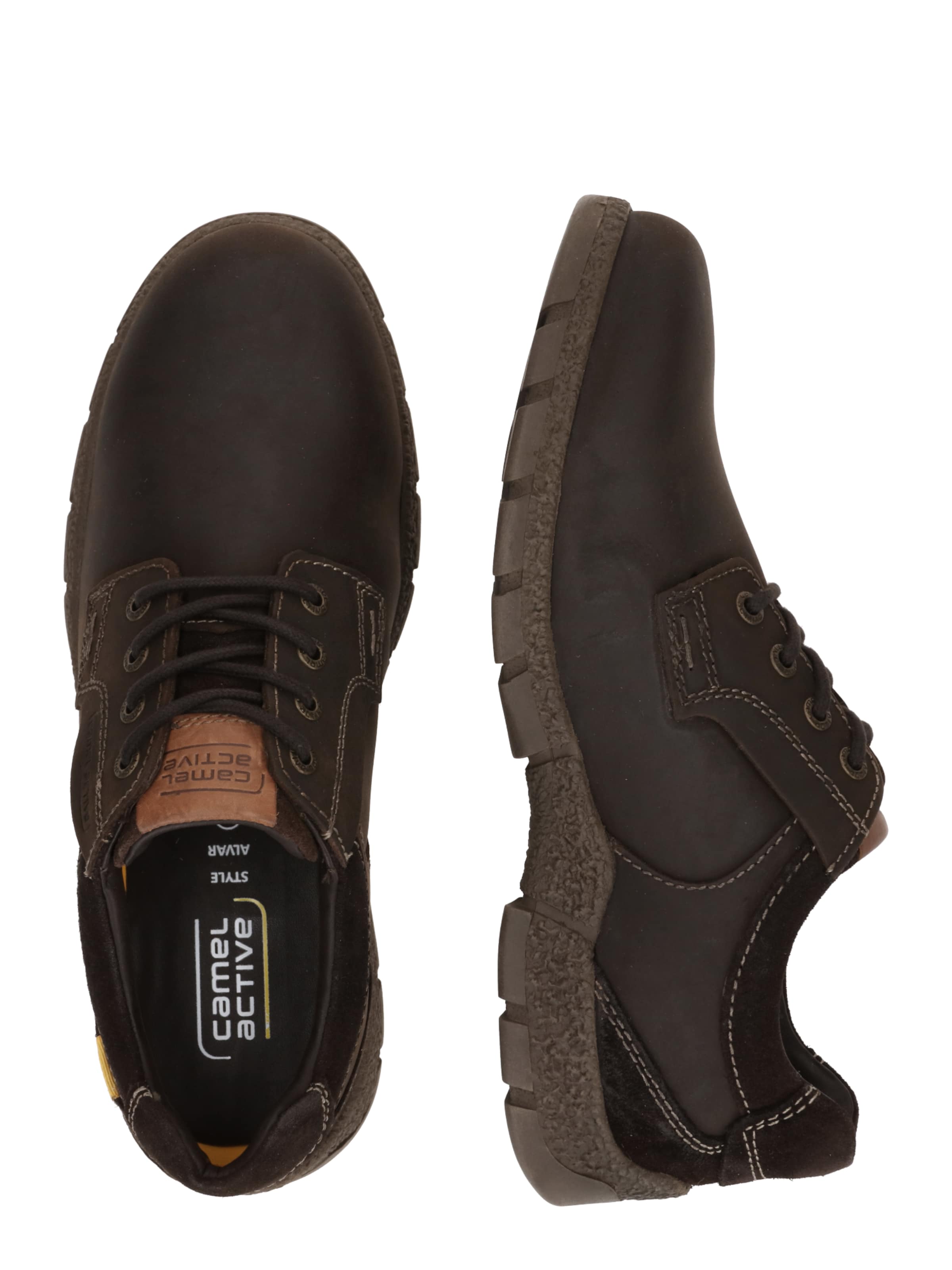 CAMEL ACTIVE Fűzős cipő 'ALVAR' - barna: oldalt
