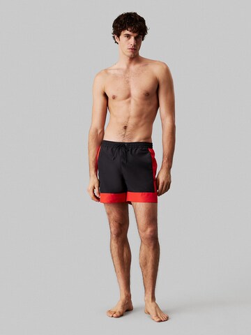 Shorts de bain 'Intense Power' Calvin Klein Swimwear en orange