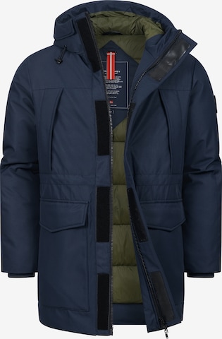 Kronstadt Winter jacket 'Sutton' in Blue: front