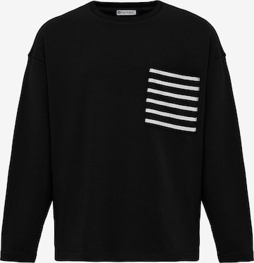 Sweat-shirt Dandalo en noir : devant
