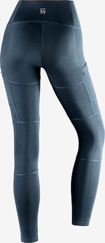 LASCANA ACTIVE Skinny Sportovní kalhoty – modrá