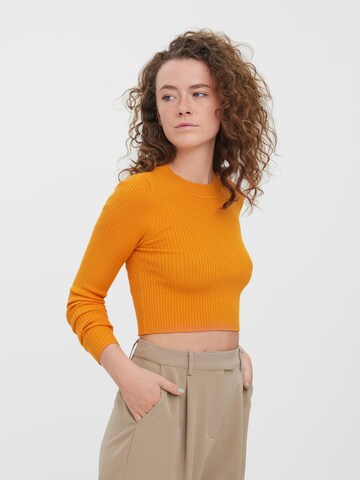 VERO MODA Majica | oranžna barva: sprednja stran