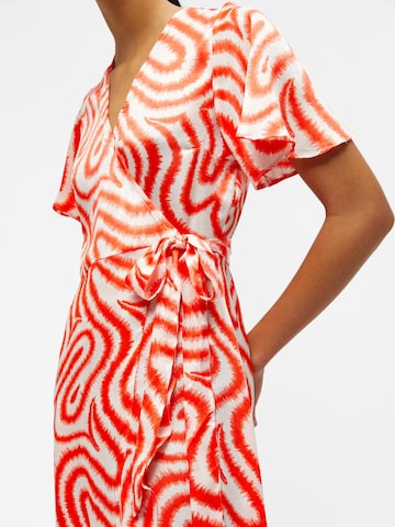 Rochie de vară 'Green Papaya' de la OBJECT pe portocaliu