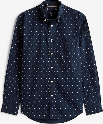 mėlyna TOMMY HILFIGER Standartinis modelis Marškiniai 'FLEX': priekis