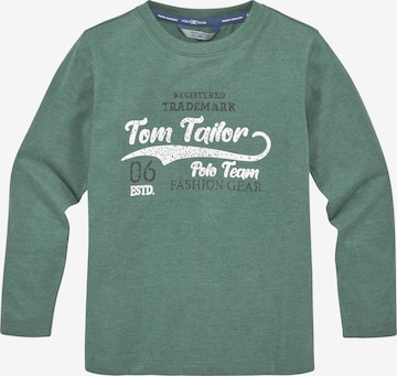 Tom Tailor Polo Team Shirt in Green: front