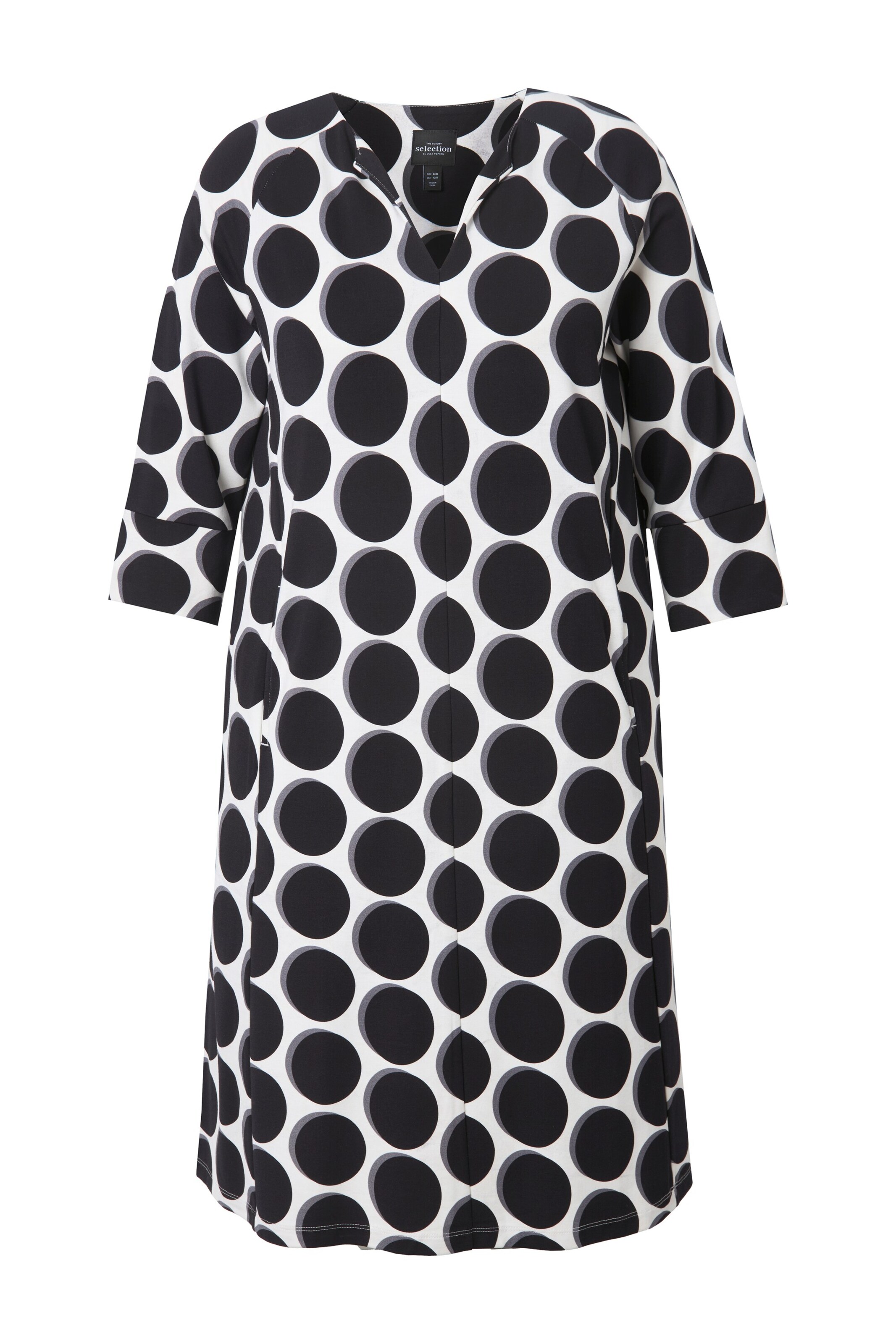 Ulla Popken Φόρεμα σε λευκό: μπροστά