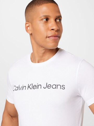 Calvin Klein Jeans Paita värissä valkoinen