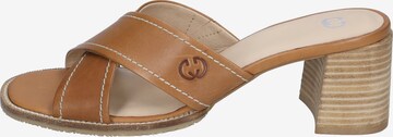 GERRY WEBER Mules 'Garda' in Brown: front