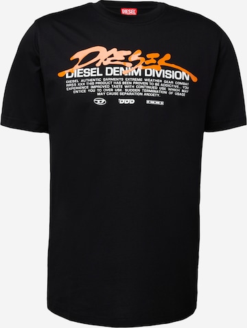 DIESEL T-Shirt 'JUST-L3' in Schwarz: predná strana